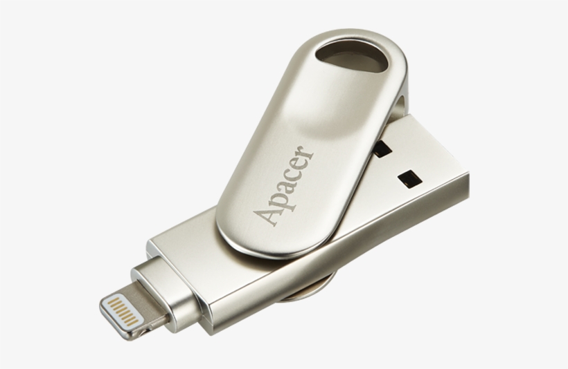 Ah790 Lightning Swivel Usb Flash Drive - Usb Flash Drive, transparent png download