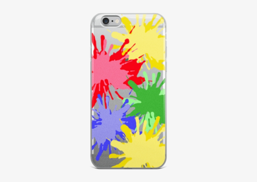 Paint Splatter Iphone Case - Crazy Like A Coconut Iphone Case Black, transparent png download