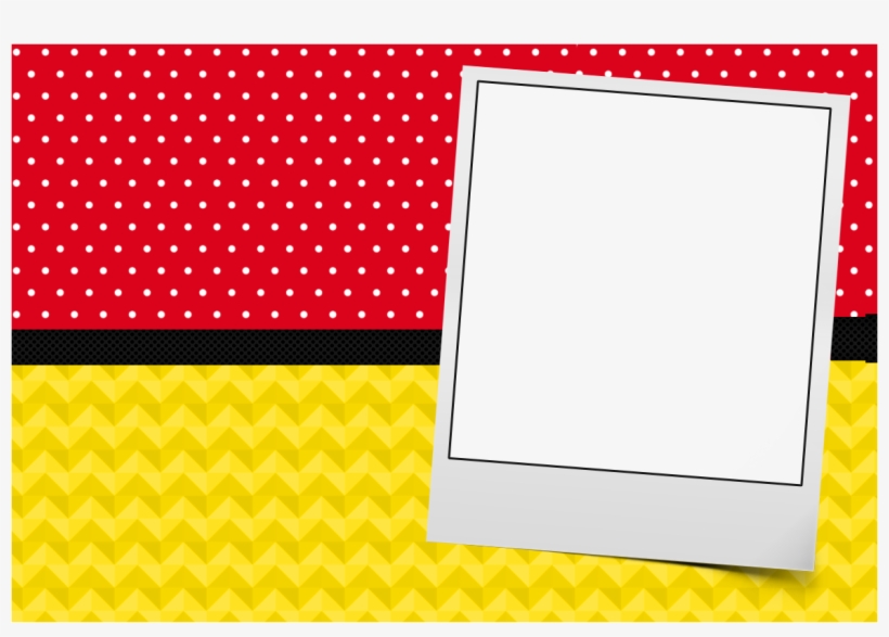 Moldura Para Foto Mickey, transparent png download