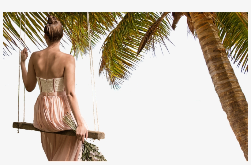 Beach, Woman, Holidays, Beautiful Woman - Relaxing At The Beach, transparent png download