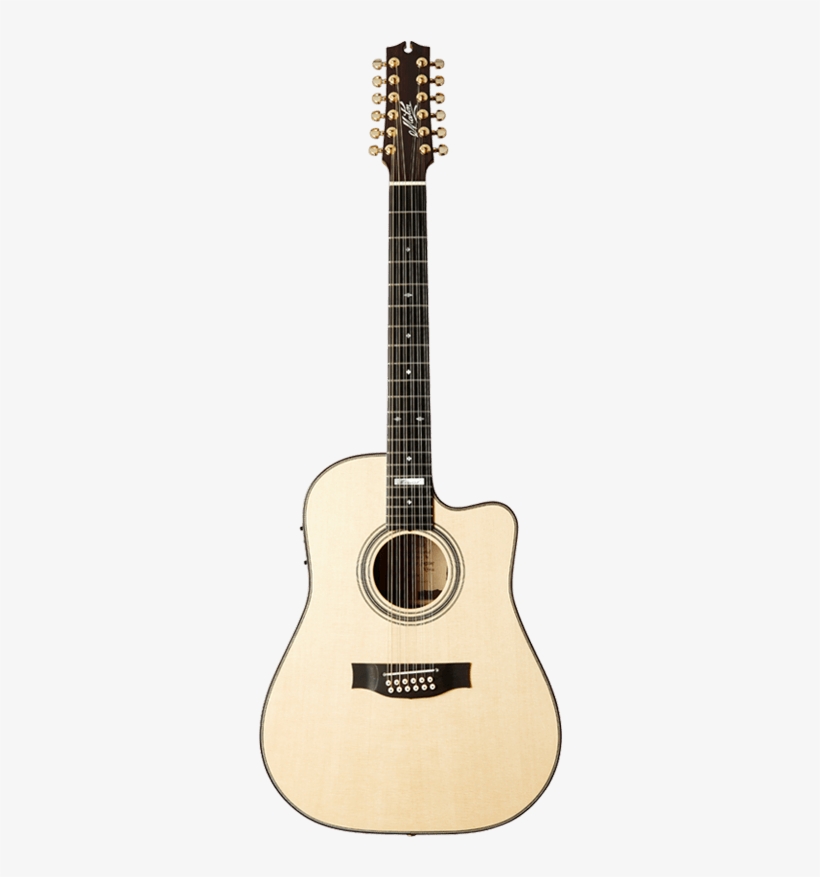 Em100c/12 - Maton Em100c-12 'messiah' 12 String Acoustic/electric, transparent png download