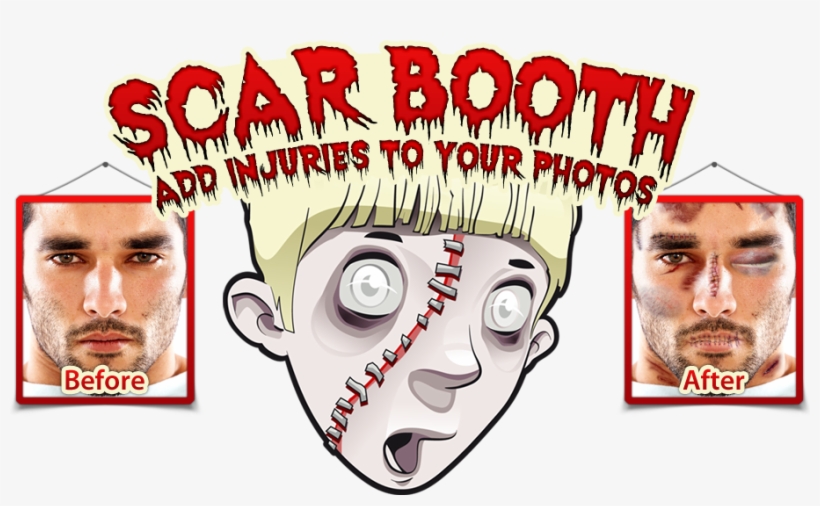 Add Scars, Cuts And Bruises To Your Photo With Iphone - Brio Cadre Photo Chronos Acier 40x50 Cm - Cadres Multivues, transparent png download