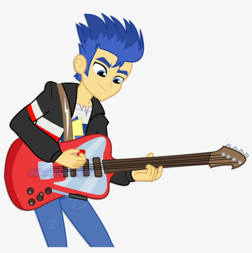 Clipart Guitar Transparent Background - Mlp Eg Flash Sentry Guitar Png, transparent png download
