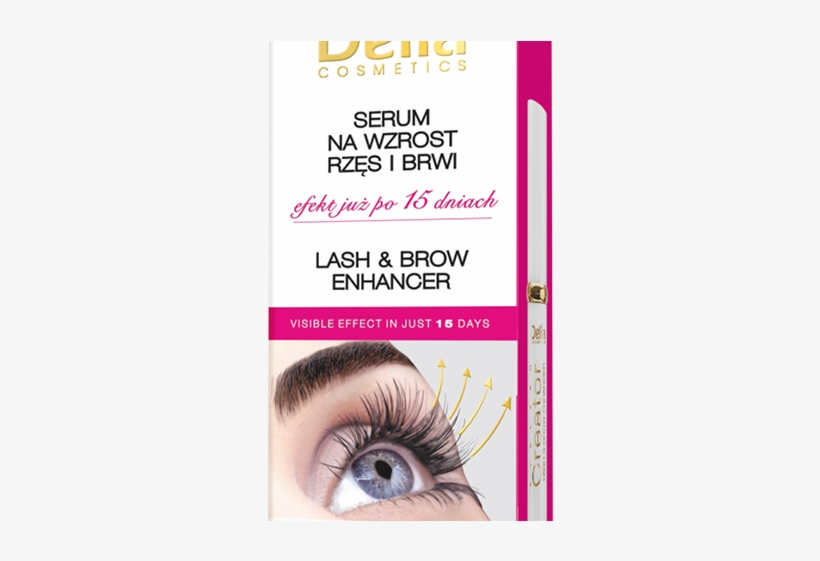 Lash & Brow Enhancer Serum - Delia Cosmetics Lash And Brow Growth, transparent png download
