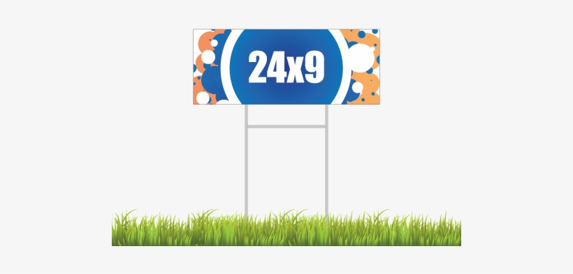 9" X 24" Yard Signs - Coroplast, transparent png download
