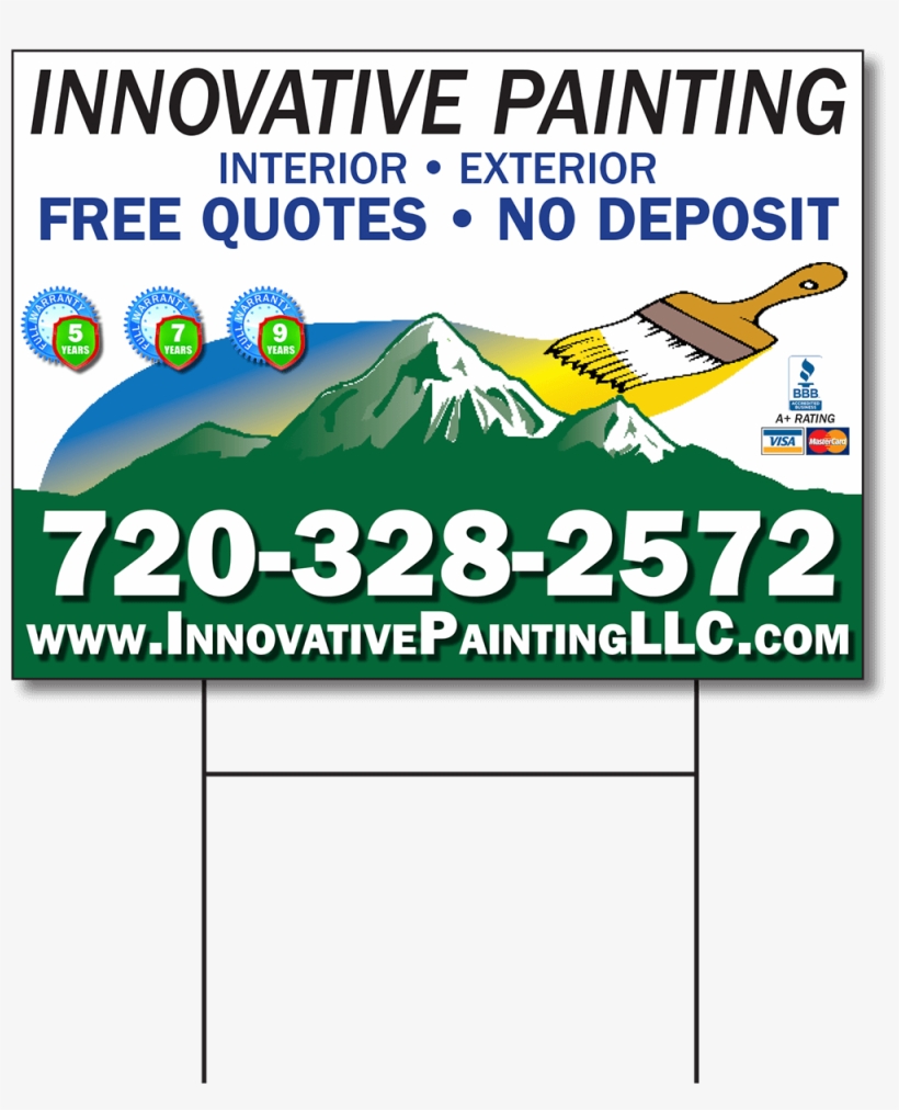 Use Our Yard Signs When You Need To Market Outside - Yard Sign Png, transparent png download