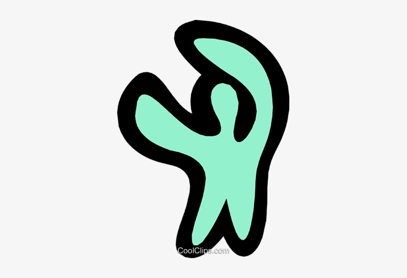 People As Bezier Shapes Royalty Free Vector Clip Art, transparent png download