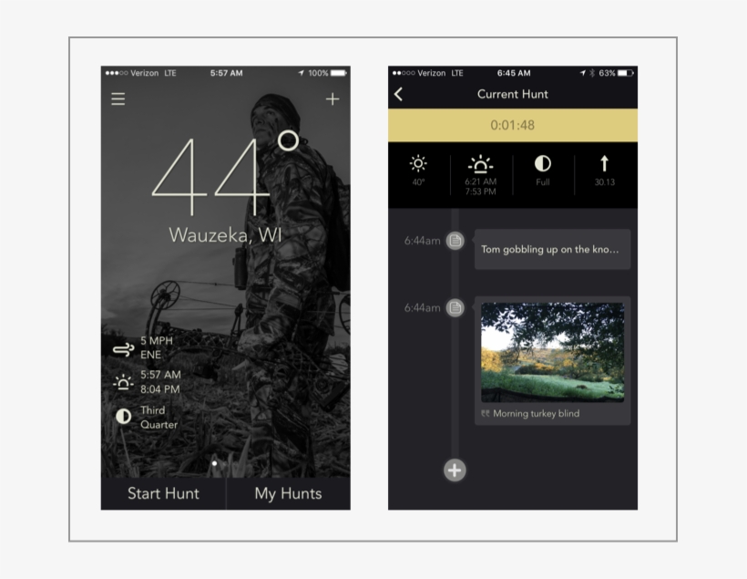 Deer Hunting Moon Phases - Hunting, transparent png download