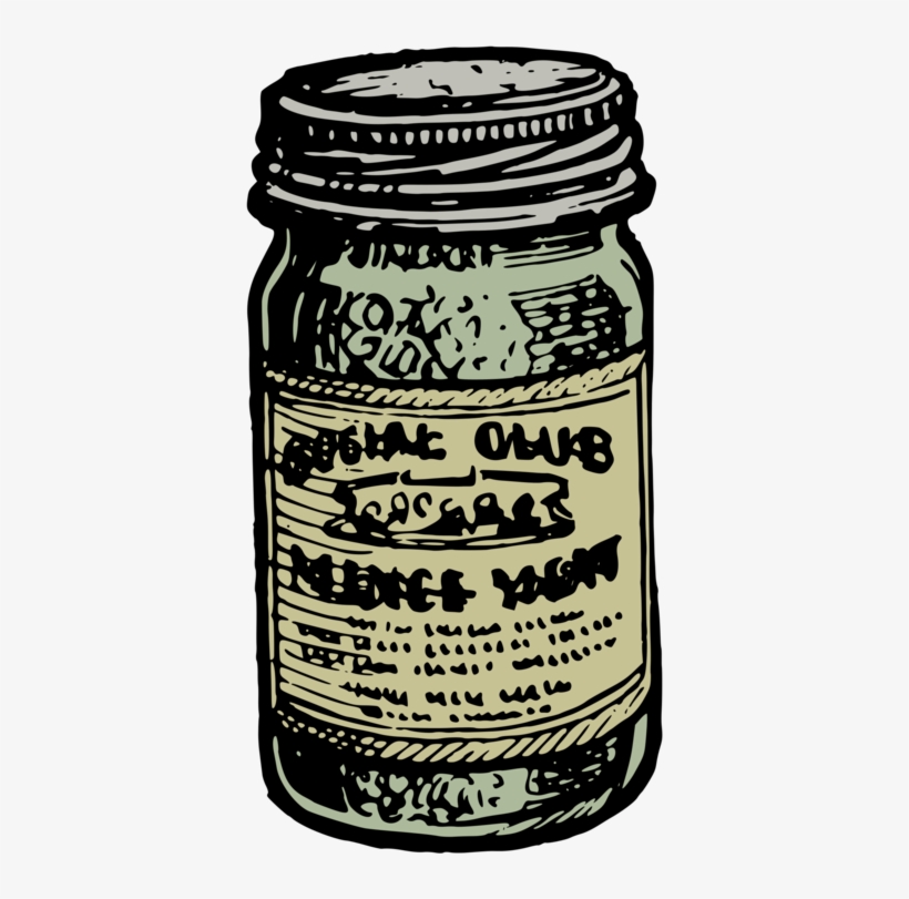 Jam Food Coloring Jar - Food, transparent png download