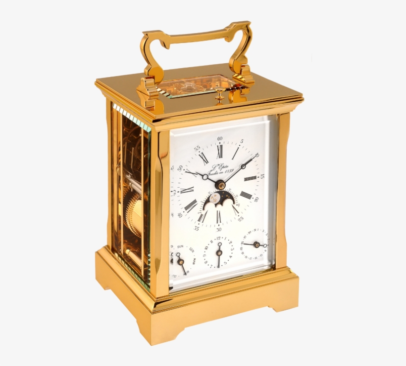 Anglaise Strike, Repeat & Moonphase - L Epee Carriage Clock, transparent png download