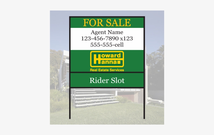 Aluminum Yard Sign - Howard Hanna Signs, transparent png download