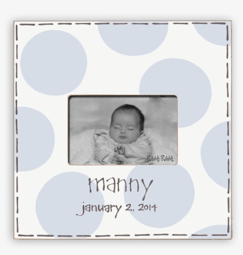 Retro Baby Sky - Personalized Retro Baby Sky Picture Frame, transparent png download