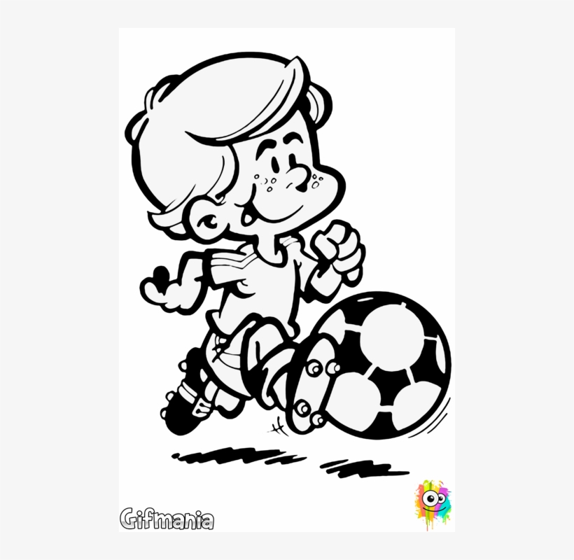 Niño Jugando Al Fútbol - Soccer Player, transparent png download