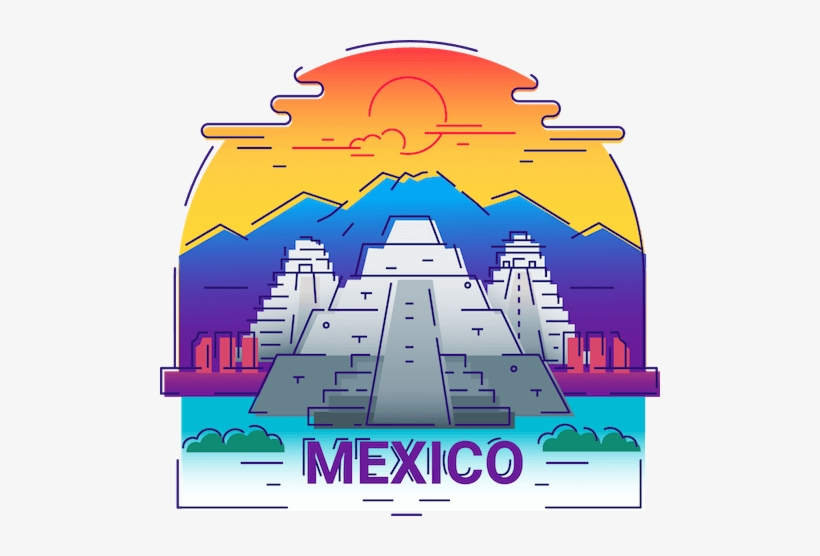 A Little Piece Of Mexico - Illustration, transparent png download