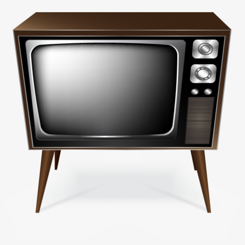 Ftestickers Television Tv Retro Vintage Wooden - Retro Television Png, transparent png download