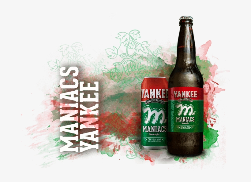 Cerveja Maniacs Yank - Beer Bottle, transparent png download