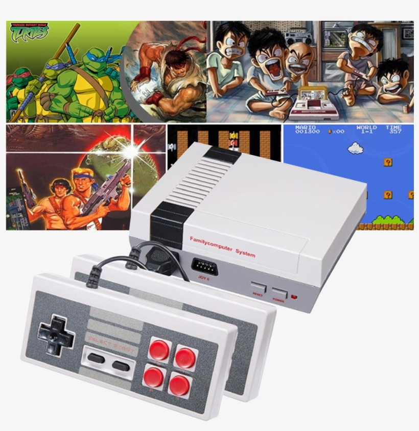 Tv Game Console Support Hd 8bit Retro Video Game Console - Video Game Console, transparent png download