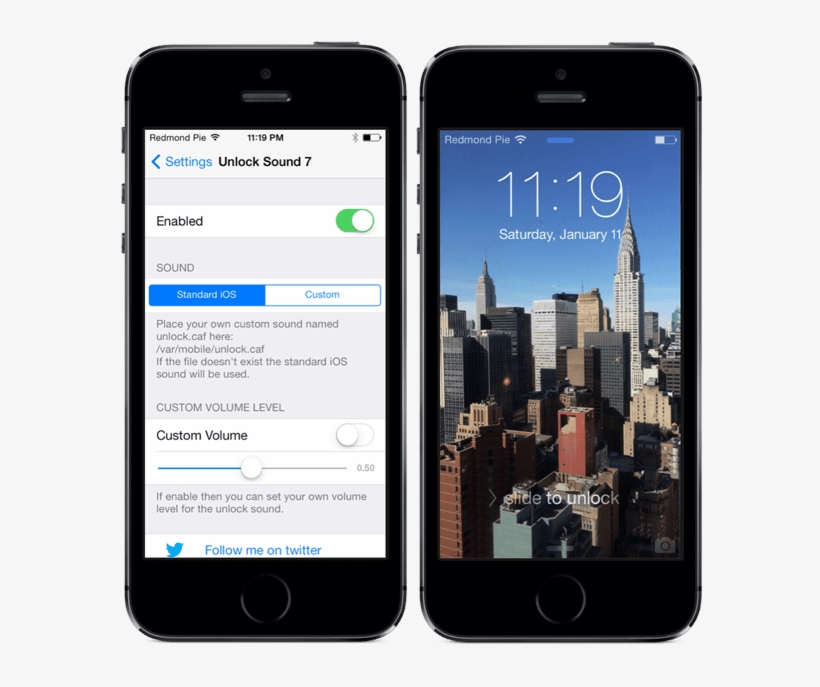 Unlocksound Tweak - Transparency Iphone, transparent png download