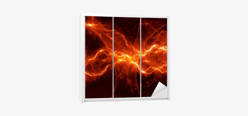 Orange Lightning, transparent png download