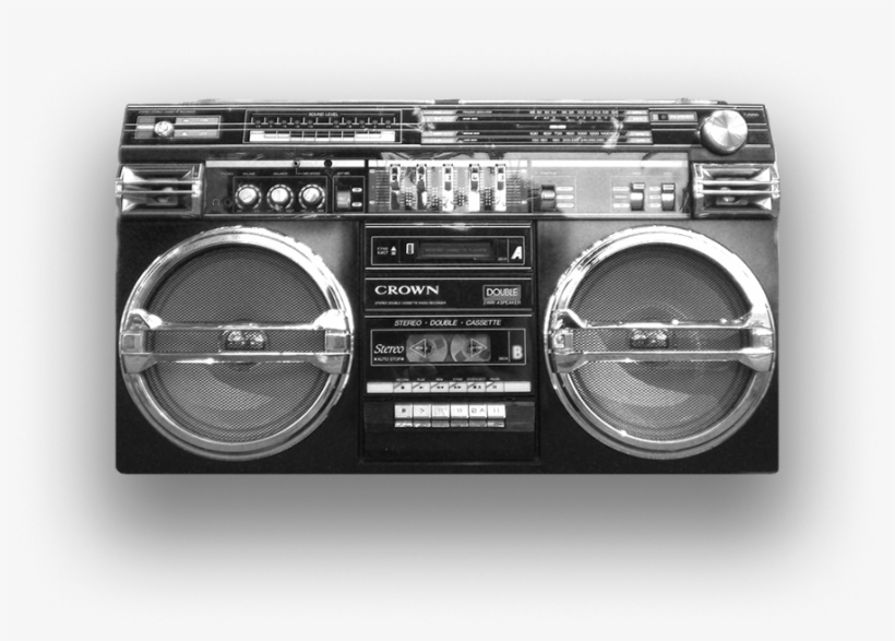 How Did You Get Into The Scene - Old School Boombox, transparent png download