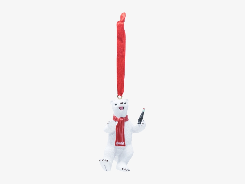 Coca-cola Polar Bear Resin Ornament - Fictional Character, transparent png download
