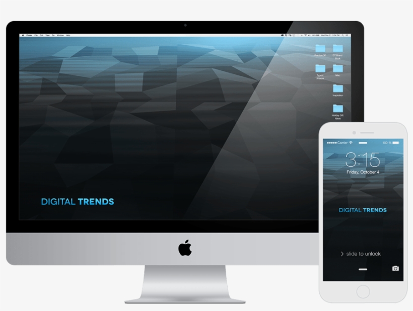 Wallpaper Digital Trends Desktop Mobile Lockup - Vyncs Premium No Monthly Fees Connected Car Obd 3g, transparent png download