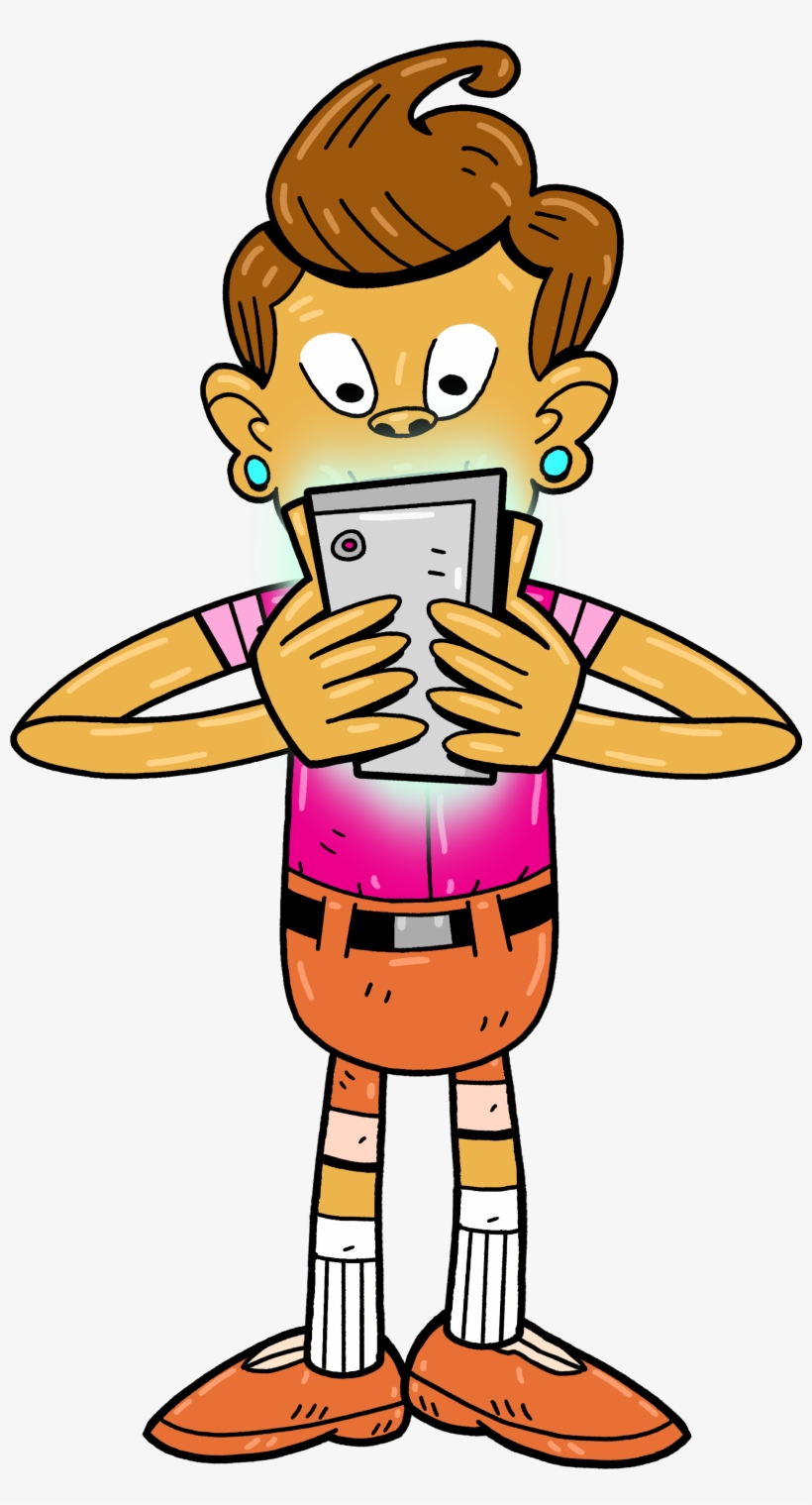 Meet The New Earthlings Coming To Toejam & Earl - Person Texting Clipart Png, transparent png download