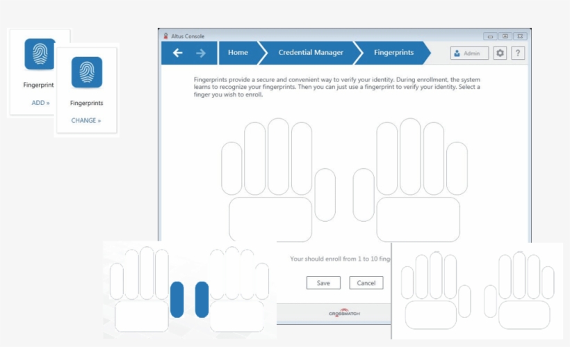 Fingerprint Credential - Fingerprint, transparent png download