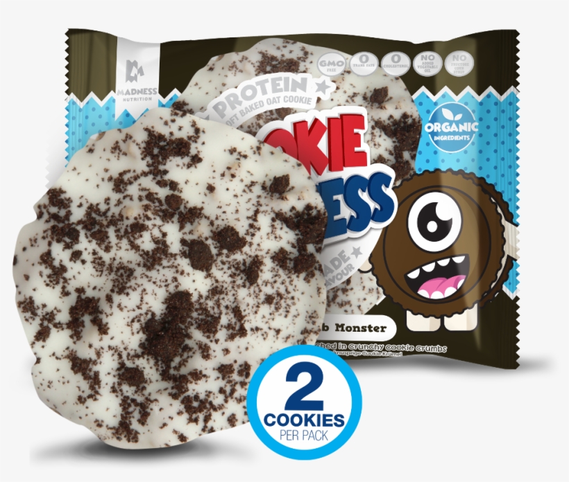 Creamy Cookie Crumble - Madness Nutrition Cookie Madness 12 X 2 X 50 G, transparent png download