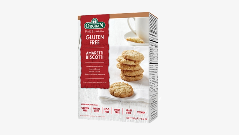 Project Description - Orgran Biscotti Amaretti 150g, transparent png download