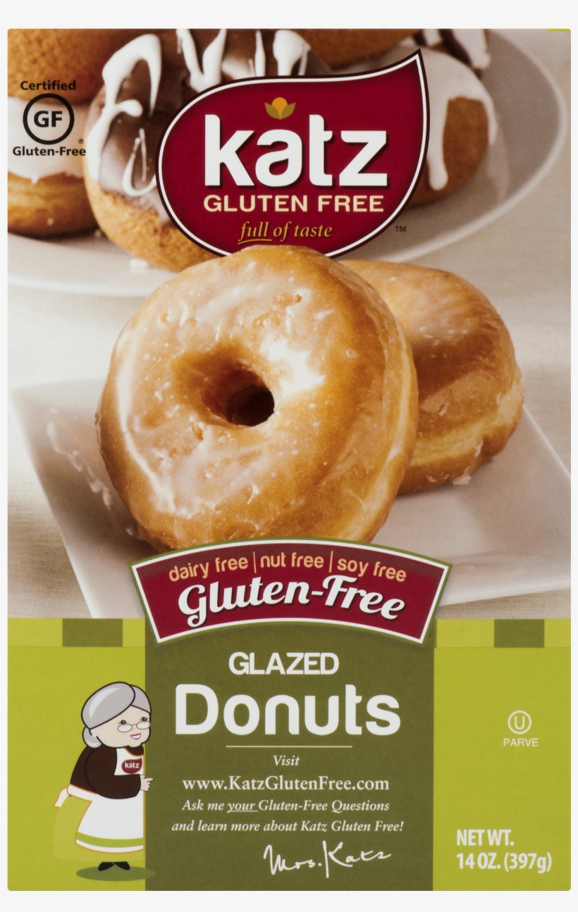 Katz Gluten-free Glazed Donuts (2 Pack) (katz Gluten, transparent png download