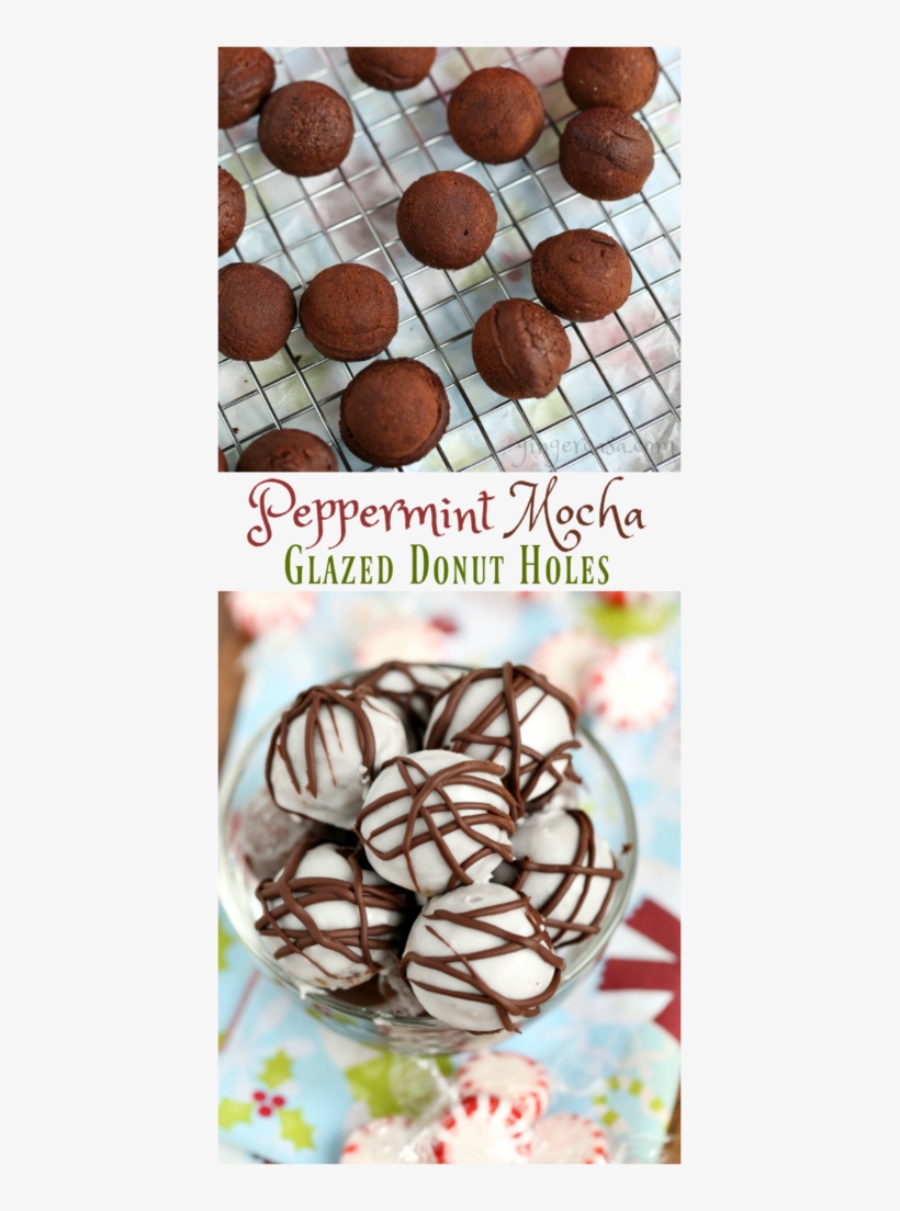 Peppermint Mocha Glazed Donut Holes - Weekly Meal Planner And Recipe Journal: 52 Week Meal, transparent png download