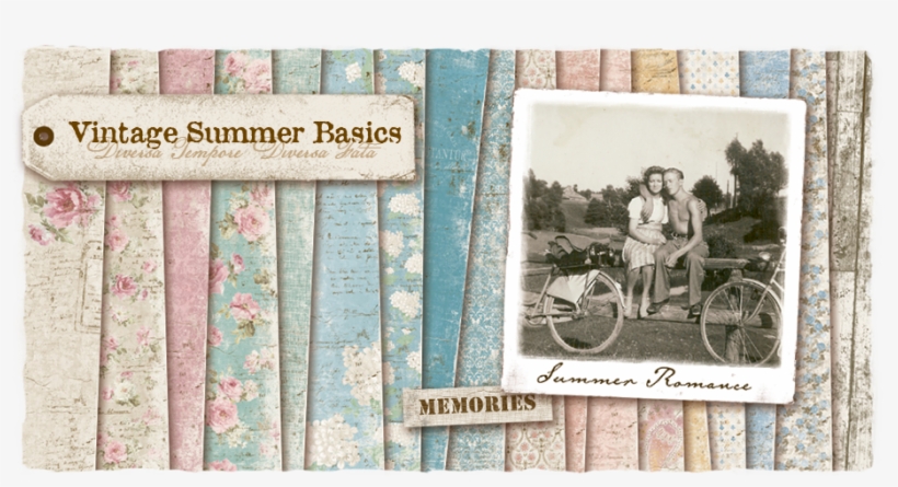 I Have Used Some Lovely Papers From The Vintage Summer - Road Bicycle, transparent png download