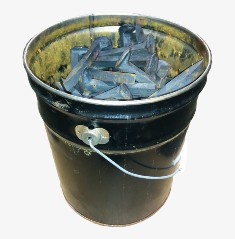 5/8" X 6" Railroad Rail Track Spike 100 Lb Keg, transparent png download