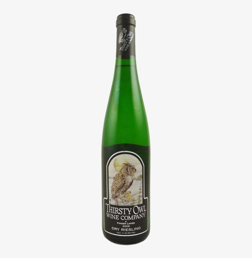 Wine Bottle - Thirsty Owl Dry Riesling, transparent png download