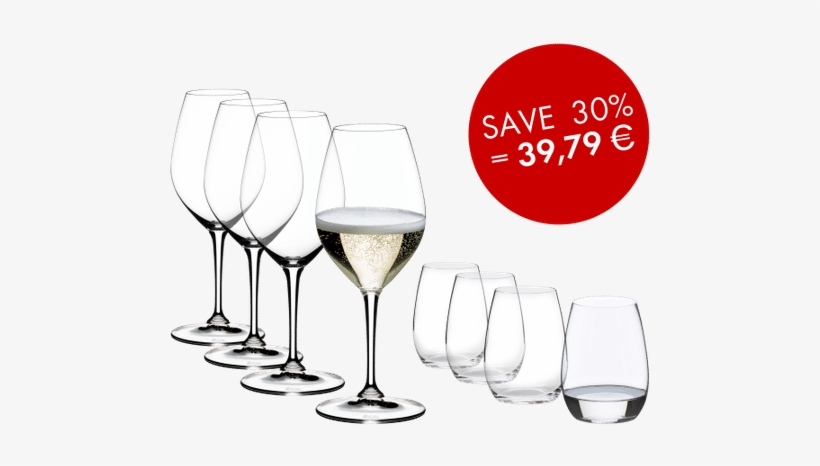 Filled White - Champagne Stemware, transparent png download