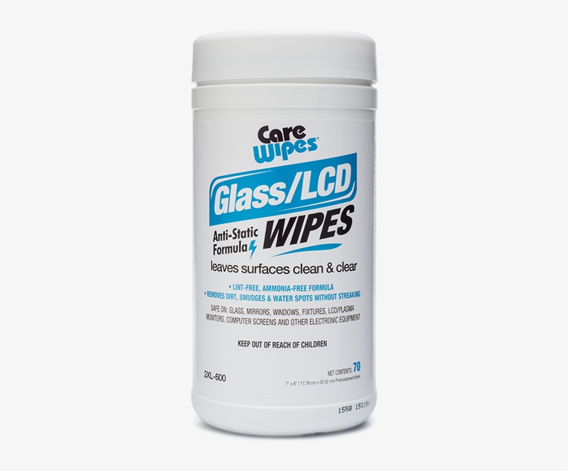Slide - 2xl Carewipes Glass/lcd Wipes - 70 Wipes/canister -, transparent png download
