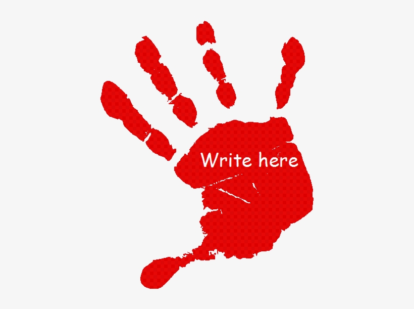 Colourful Hand Prints Png, transparent png download