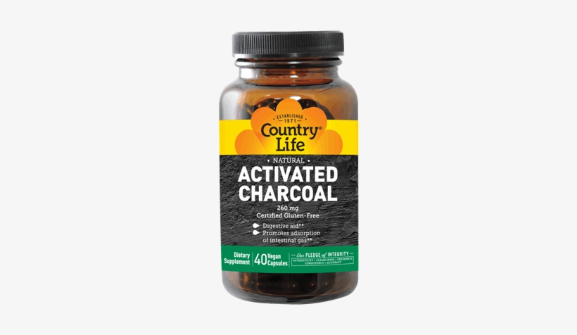 Country Life Natural Activated Charcoal - Country Life - Omega-3 Fish Oil 1000 Mg - 100 Softgels, transparent png download
