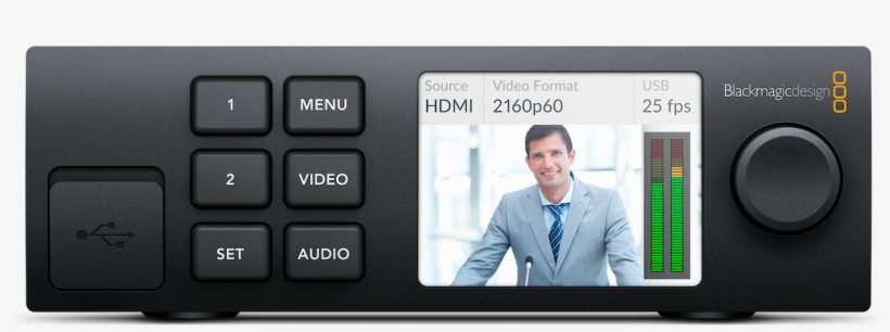 Shown With Optional Teranex Mini Smart Panel - Blackmagic Design Ultrastudio Hd Mini - Bmd-bdlkulsdminhd, transparent png download