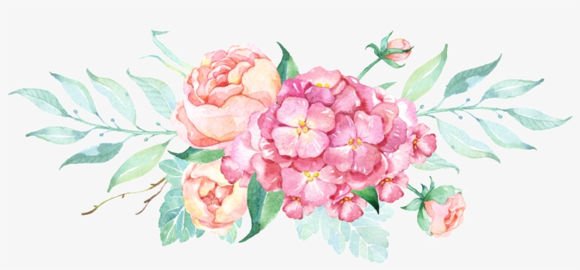Pintado A Mano De Flores Y Ramo De Flores Adorno Png - Mothers Day, transparent png download