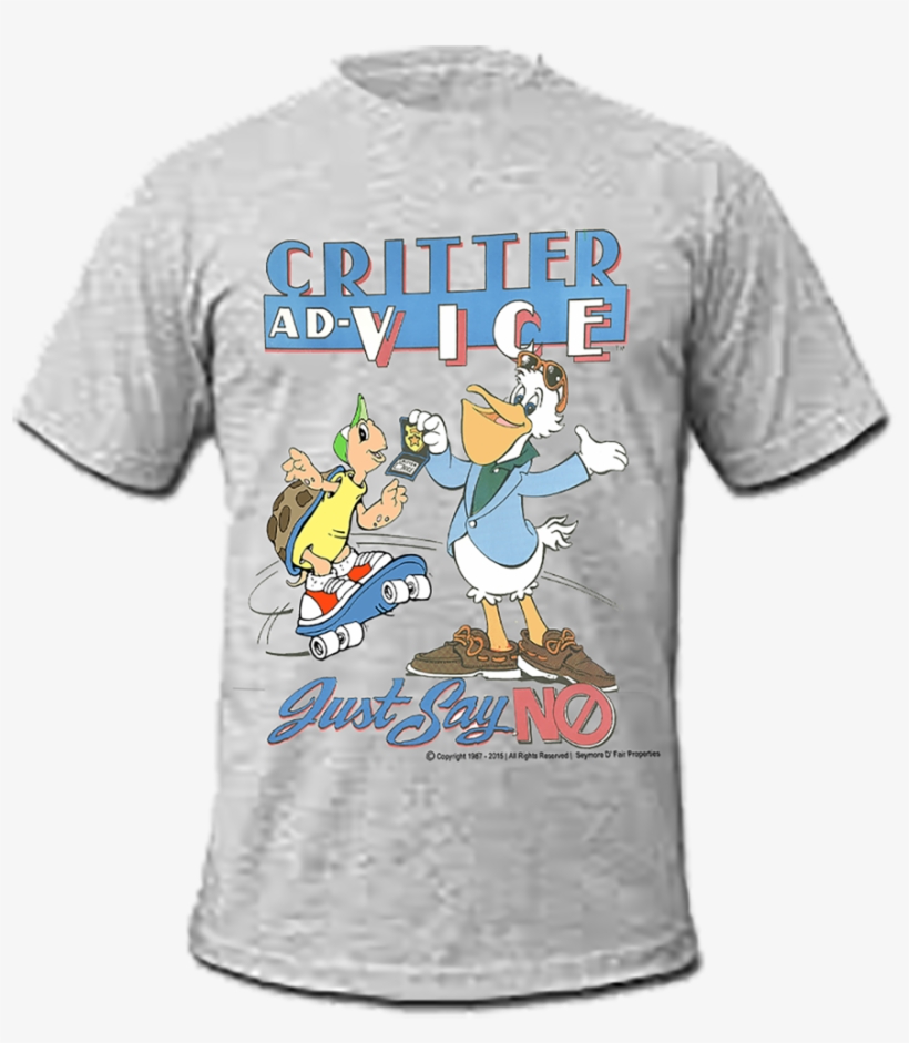 Critter Ad Vice T Shirt, transparent png download