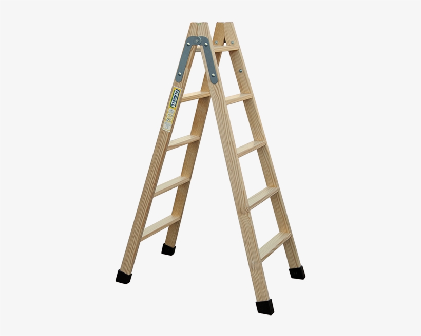 Escaleras Portatiles De Madera, transparent png download