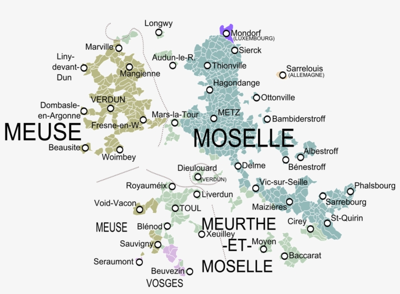 Trois-évêchés , A Highly Disconnected Medieval French - Three Bishoprics, transparent png download