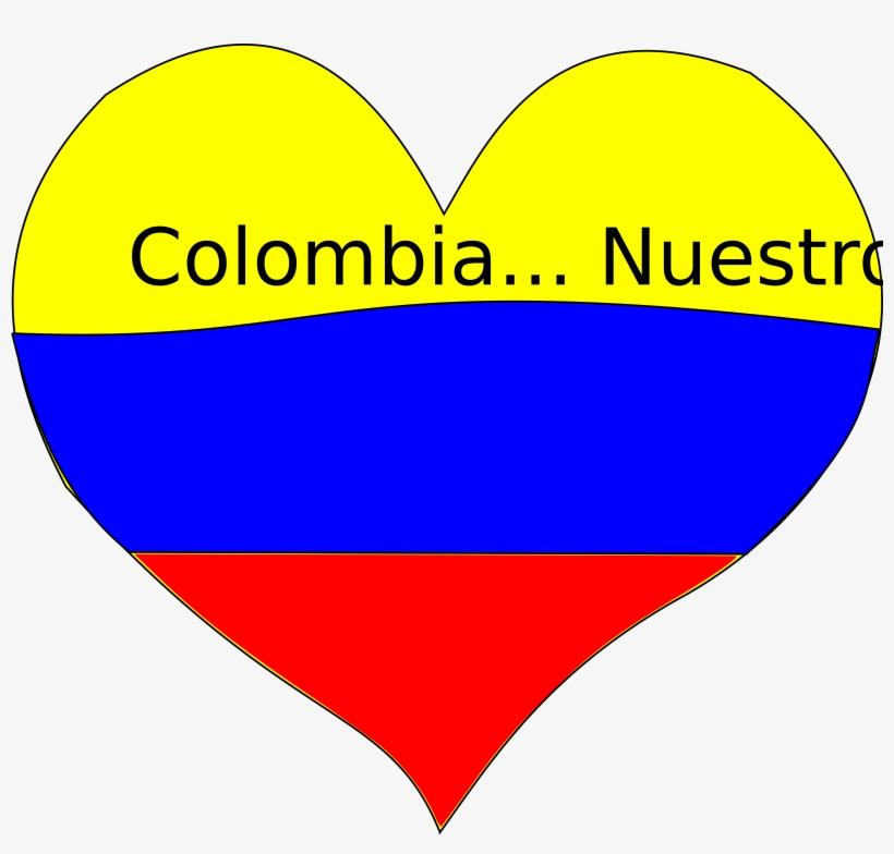 This Free Icons Png Design Of Corazon Colombiano, transparent png download