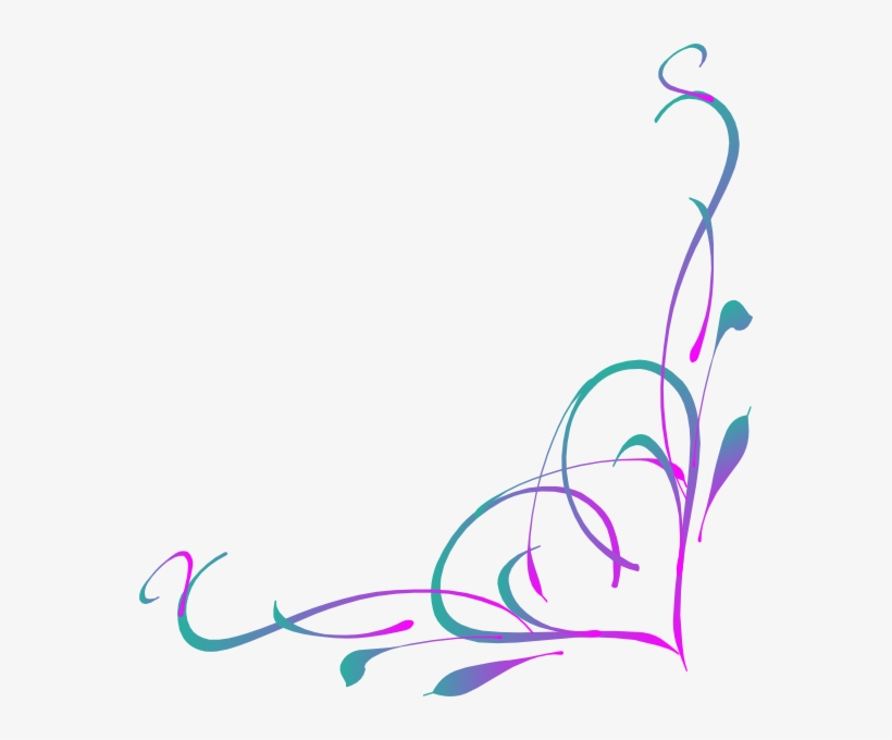 Corner Art Swirl Designs Transparent PNG - 564x600 - Free Download on