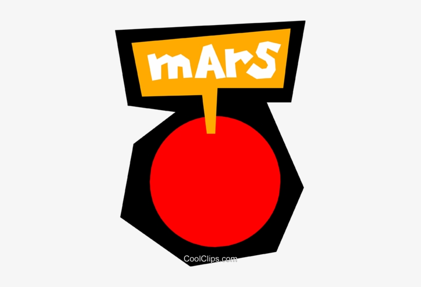 Planet Mars Royalty Free Vector Clip Art Illustration, transparent png download