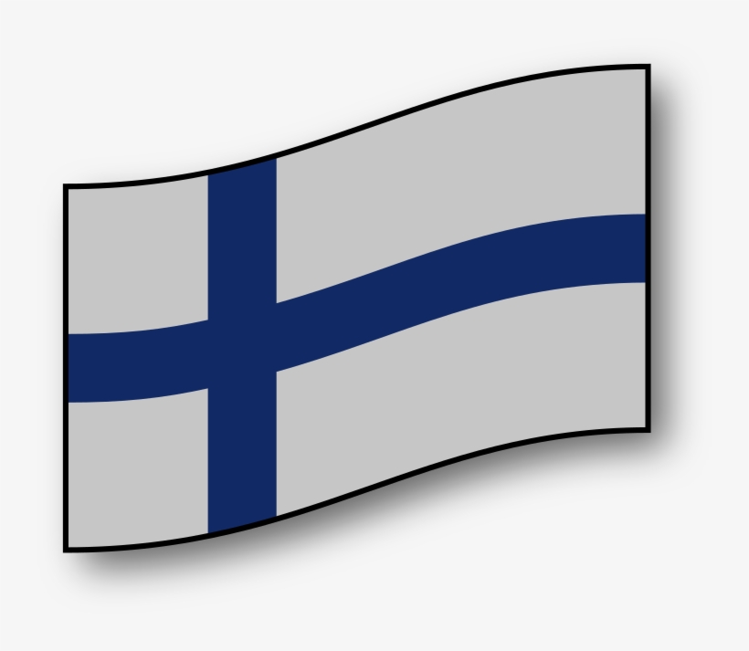 Finish Flag Png Download - Finnish Flag Clip Art, transparent png download