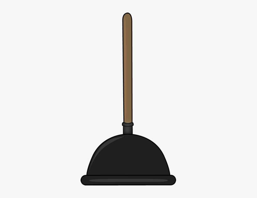 Black Toilet Plunger - Toilet Plunger Clipart, transparent png download