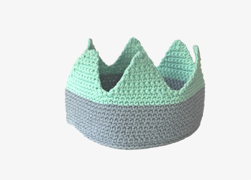 Mint & Blue Crown - Blue, transparent png download